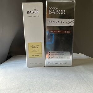 Babor Glow Set AHA Peeling Gel + Vitalizing Serum Radiance NEW